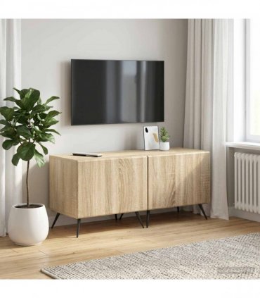 vidaXL TV Cabinet Sonoma Oak Engineered Wood — V0672276723