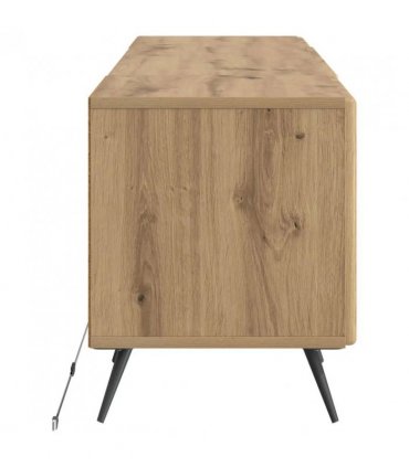 vidaXL LED TV Cabinet Artisan Oak Engineered Wood — V0672276728