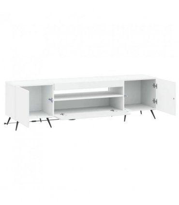 vidaXL LED TV Cabinet White Engineered Wood — V0672276729