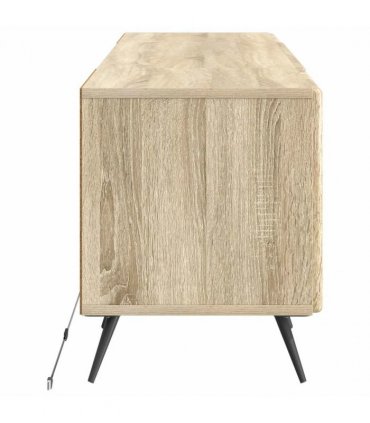 vidaXL LED TV Cabinet Sonoma Oak Engineered Wood — V0672276730