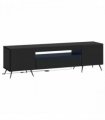 vidaXL LED TV Cabinet Black Engineered Wood — V0672276731