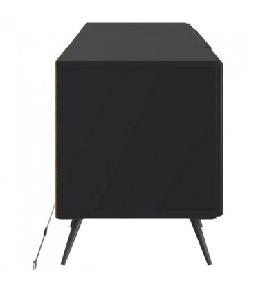 vidaXL LED TV Cabinet Black Engineered Wood — V0672276731