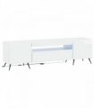 vidaXL LED TV Cabinet High Gloss White Engineered Wood — V0672276732