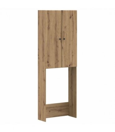 vidaXL Toilet Cabinet BREDA Artisan Oak 66 x 25.5 x 190 cm