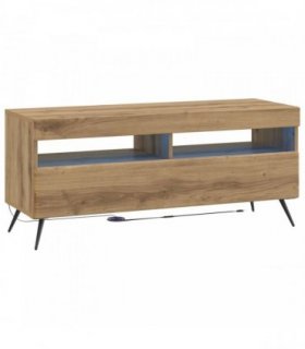 vidaXL LED TV Cabinet Artisan Oak Engineered Wood — V0672276751