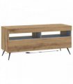 vidaXL LED TV Cabinet Artisan Oak Engineered Wood — V0672276751