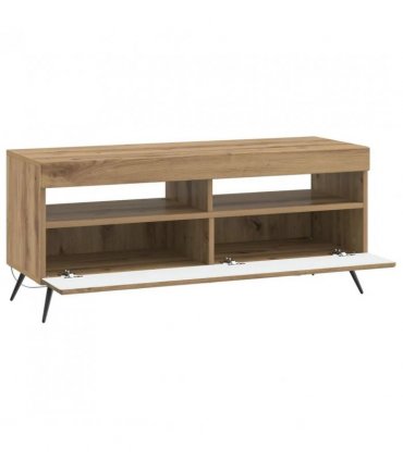 vidaXL LED TV Cabinet Artisan Oak Engineered Wood — V0672276751