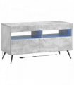 vidaXL LED TV Cabinet Concrete Grey Engineered Wood — V0672276755