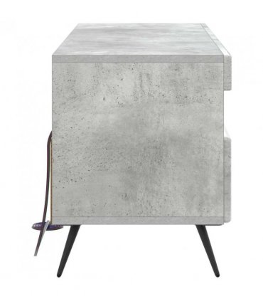 vidaXL LED TV Cabinet Concrete Grey Engineered Wood — V0672276755