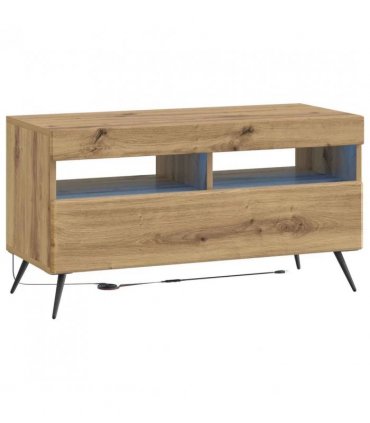vidaXL LED TV Cabinet Artisan Oak Engineered Wood — V0672276759