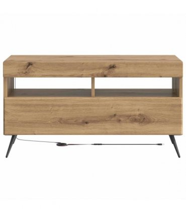 vidaXL LED TV Cabinet Artisan Oak Engineered Wood — V0672276759