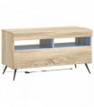vidaXL LED TV Cabinet Sonoma Oak Engineered Wood — V0672276760
