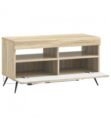 vidaXL LED TV Cabinet Sonoma Oak Engineered Wood — V0672276760