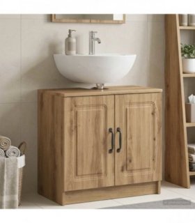 vidaXL Bathroom Sink Cabinet UTRECHT Artisan Oak 59.5 x 31.5x 59 cm