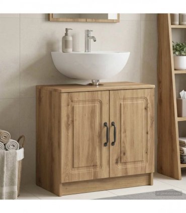 vidaXL Bathroom Sink Cabinet UTRECHT Artisan Oak 59.5 x 31.5x 59 cm