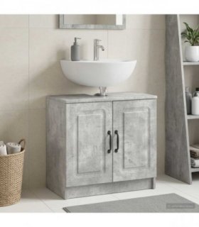 vidaXL Bathroom Sink Cabinet UTRECHT Concrete Grey 59.5 x 31.5x 59 cm