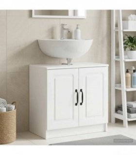 vidaXL Bathroom Sink Cabinet UTRECHT High Gloss White
