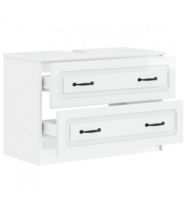 vidaXL Bathroom Sink Cabinet UTRECHT High Gloss White 82 x 41x 56 cm