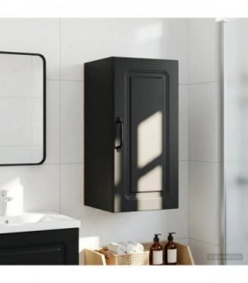vidaXL Bathroom Wall Cabinet UTRECHT Black 30 x 31 x 59 cm
