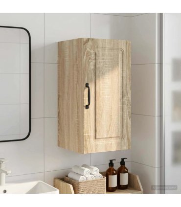 vidaXL Bathroom Wall Cabinet UTRECHT Sonoma Oak 30 x 31 x 59 cm