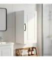 vidaXL Bathroom Wall Cabinet UTRECHT High Gloss White 30 x 31 x 59 cm