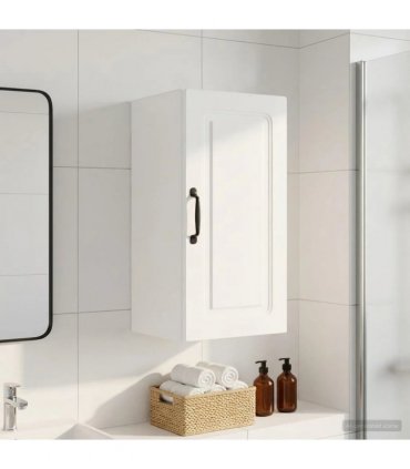 vidaXL Bathroom Wall Cabinet UTRECHT White 30 x 31 x 59 cm
