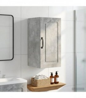 vidaXL Bathroom Wall Cabinet UTRECHT Concrete Grey 30 x 31 x 59 cm