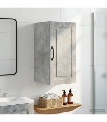 vidaXL Bathroom Wall Cabinet UTRECHT Concrete Grey 30 x 31 x 59 cm