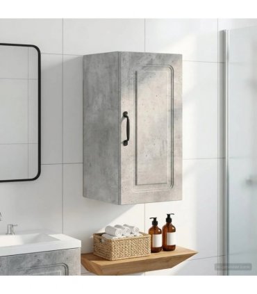 vidaXL Bathroom Wall Cabinet UTRECHT Concrete Grey 30 x 31 x 59 cm