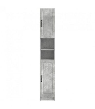 vidaXL Bathroom Cabinet with Open Shelf UTRECHT Concrete Grey