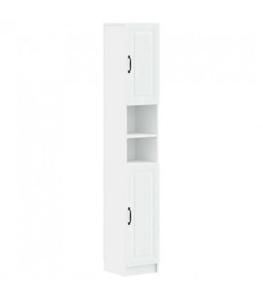 vidaXL Bathroom Cabinet with Open Shelf UTRECHT White 30 x 31 x 187 cm