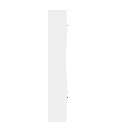vidaXL Bathroom Cabinet with Open Shelf UTRECHT White 30 x 31 x 187 cm