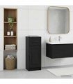 vidaXL Bathroom Storage Cainet UTRECHT Black 30 x 31 x 77 cm