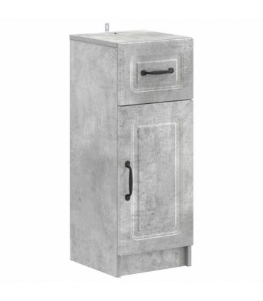 vidaXL Bathroom Storage Cainet UTRECHT Concrete Grey 30 x 31 x 77 cm