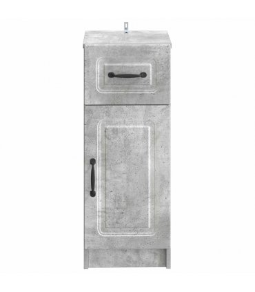 vidaXL Bathroom Storage Cainet UTRECHT Concrete Grey 30 x 31 x 77 cm