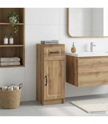 vidaXL Bathroom Storage Cainet UTRECHT Artisan Oak 30 x 31 x 77 cm