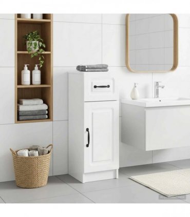 vidaXL Bathroom Storage Cainet UTRECHT High Gloss White