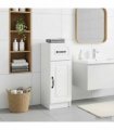 vidaXL Bathroom Storage Cainet UTRECHT High Gloss White