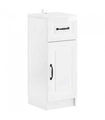vidaXL Bathroom Storage Cainet UTRECHT High Gloss White