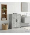 vidaXL Bathroom Storage Cainet UTRECHT Concrete Grey 59.5 x 31 x 77 cm