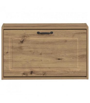 vidaXL Wall-Mounted Shoe Cabinet UTRECHT 71 x 17 x 43 cm Artisan Oak