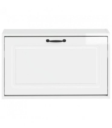 vidaXL Wall-Mounted Shoe Cabinet UTRECHT 71 x 17 x 43 cm — Colour: High gloss white