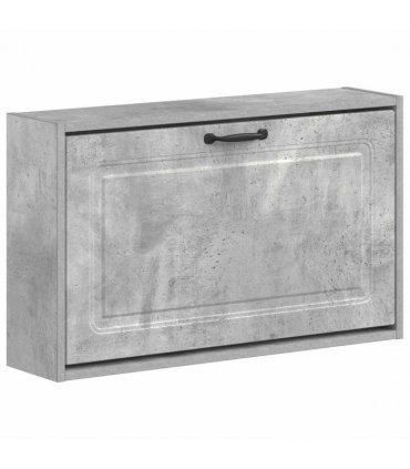 vidaXL Wall-Mounted Shoe Cabinet UTRECHT 71 x 17 x 43 cm Concrete Grey