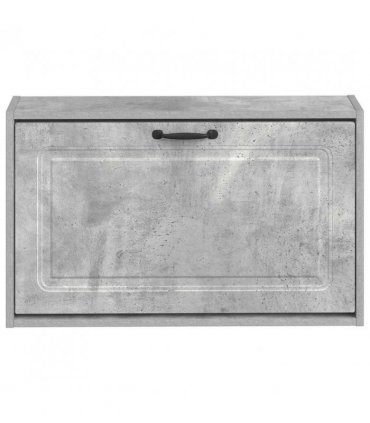 vidaXL Wall-Mounted Shoe Cabinet UTRECHT 71 x 17 x 43 cm Concrete Grey
