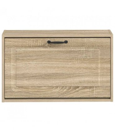 vidaXL Wall-Mounted Shoe Cabinet UTRECHT 71 x 17 x 43 cm Sonoma Oak