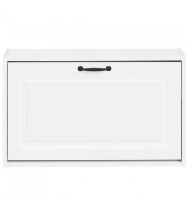 vidaXL Wall-Mounted Shoe Cabinet UTRECHT 71 x 17 x 43 cm White