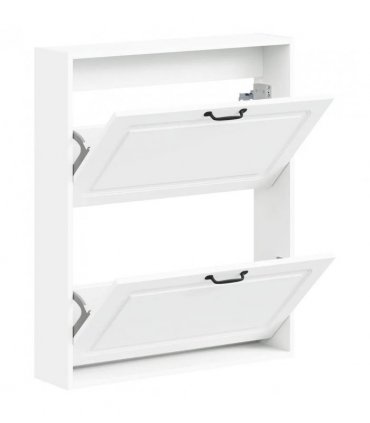 vidaXL Wall-Mounted Shoe Cabinet UTRECHT 71 x 17 x 86 cm White