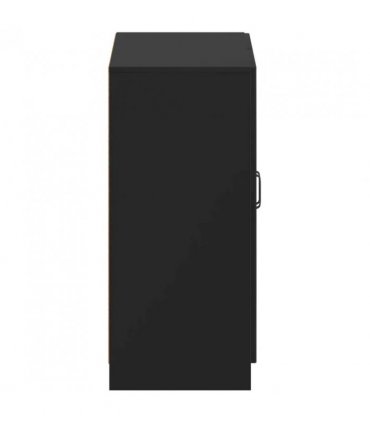 vidaXL Shoe Cabinet UTRECHT 59.5 x 39.5 x 87 cm Engineered Wood Black