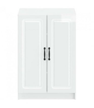 vidaXL Shoe Cabinet UTRECHT 59.5 x 39.5 x 87 cm Engineered Wood — Colour: High gloss white