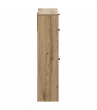 vidaXL Shoe Cabinet UTRECHT 78 x 24 x 100 cm Engineered Wood — Colour: Artisan oak